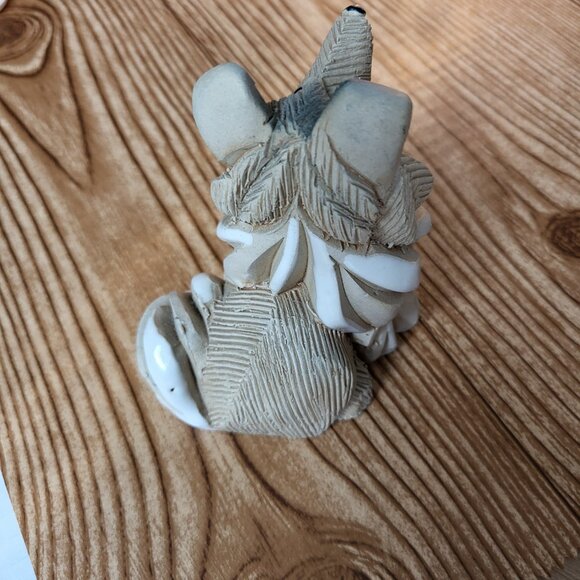 Vintage Artesania Rinconada Collie Dog figurine Handmade Uruguay Ceramic 3" tall - Picture 4 of 15